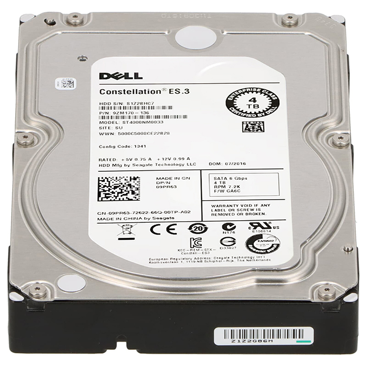 Dell 4TB SATA 6Gbps 3.5" Hard Drive