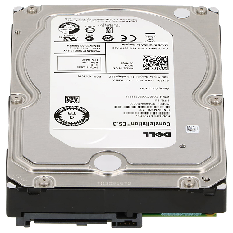 Dell 4TB SATA 6Gbps 3.5" Hard Drive
