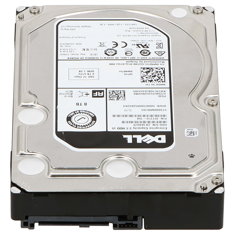 Dell SAS Hard Drive 8TB 7.2k SAS 12G 3.5″