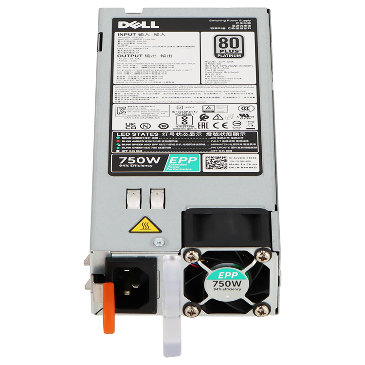 Dell 750W 80 Plus Platinum Power Supply